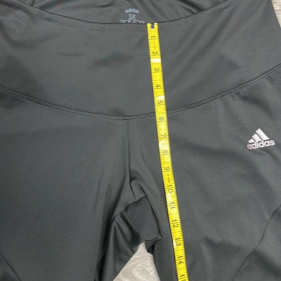 NEW Adidas Aeroready Glam On Black Training Tights Leggings 3X - Picture 9 of 16